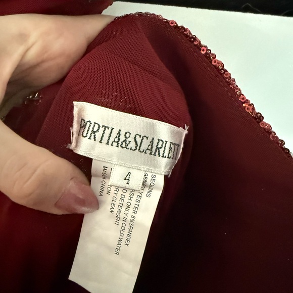 NWT Size 4 Portia and Scarlett PS2045 in Deep Red - Picture 8 of 8